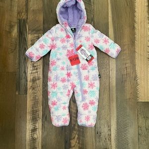 Spyder full body bunting snowsuit coat girl 9-12mo